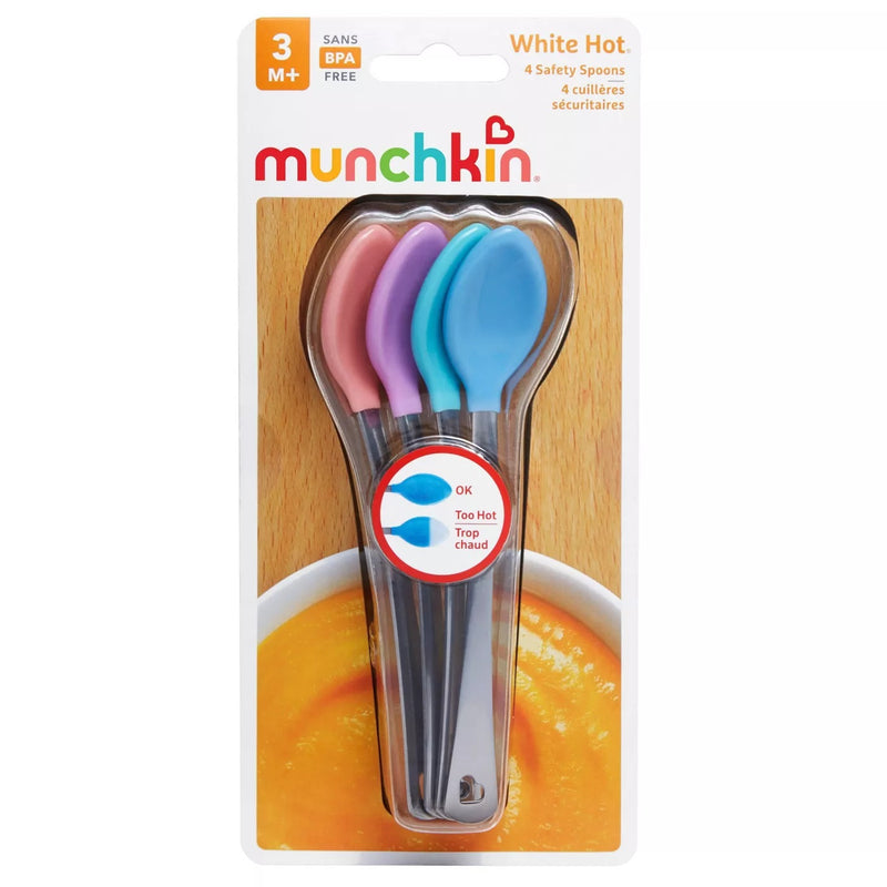 Munchkin White Hot Safety Spoons (4pk)