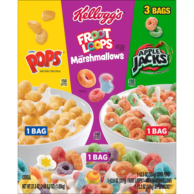 Kellogg's Kids Variety Pack (37.3 oz 3 pk)