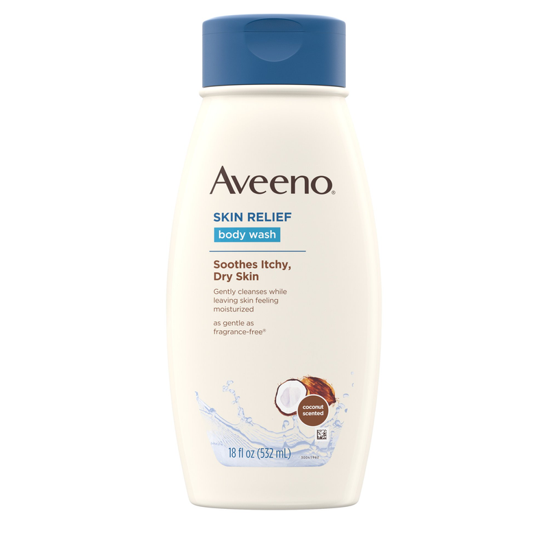 Aveeno Skin Relief Oat Body Wash with Coconut Scent (18 fl Oz)