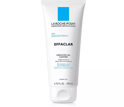 La Roche-Posay Effaclar Acne Face Cleanser, Medicated Gel Face Cleanser with Salicylic Acid for Acne Prone Skin - 6.76 fl oz
