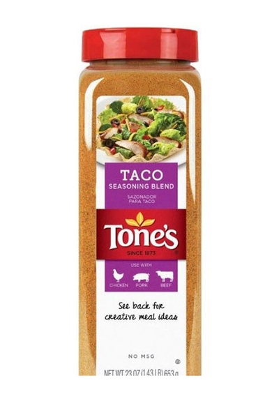 Tone's Taco Seasoning (23 oz)