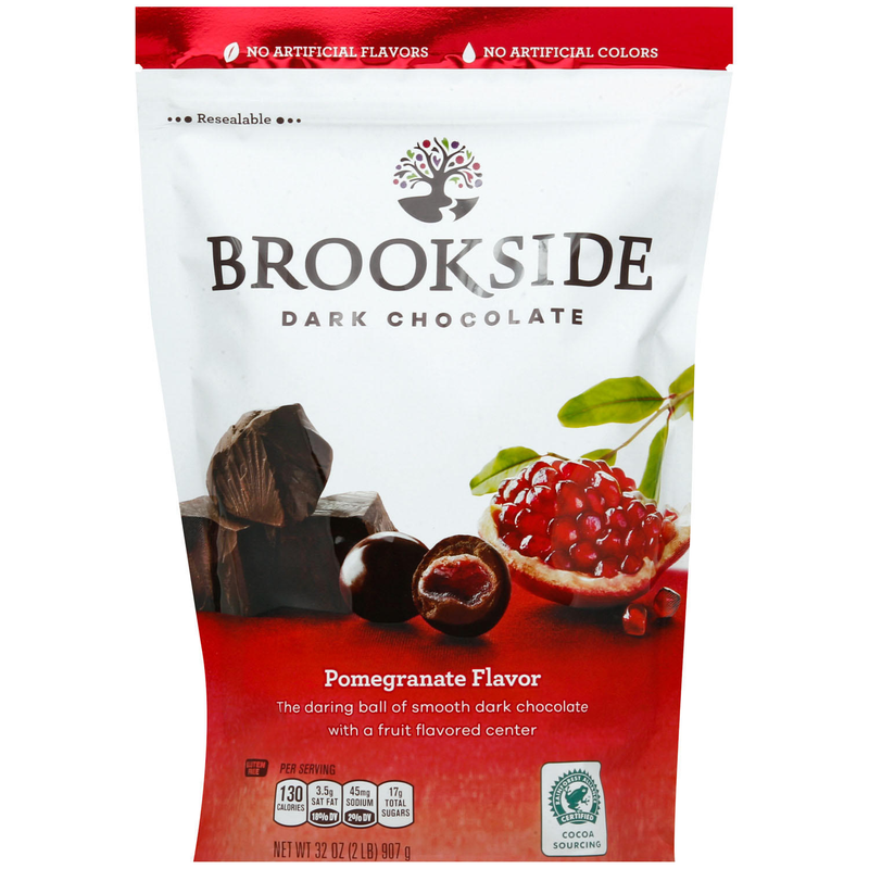 BROOKSIDE Dark Chocolate Pomegranate Flavored Candy Bulk Resealable Bag (32 oz)