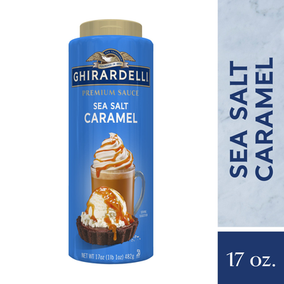 Ghirardelli Sea Salt Caramel Sauce Bottle (17 oz)