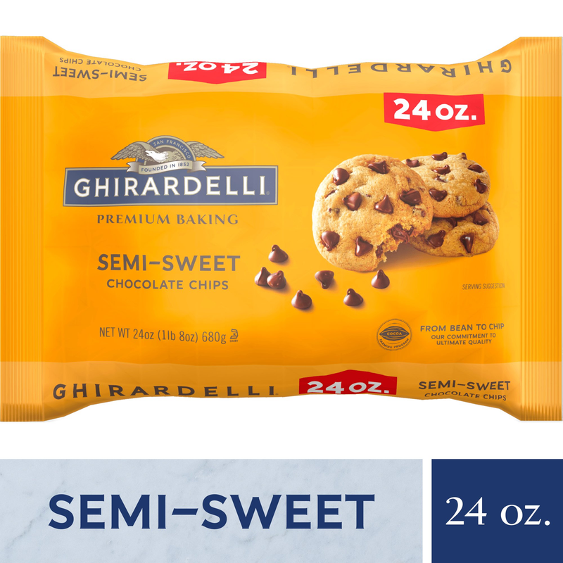 Ghirardelli Semi-Sweet Chocolate Premium Baking Chips Chocolate Chips (24 OZ)