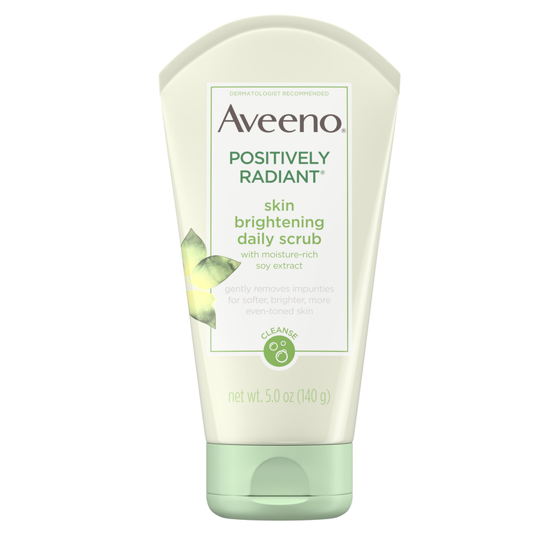 Aveeno Positively Radiant Brightening & Exfoliating Face Scrub (5 oz)