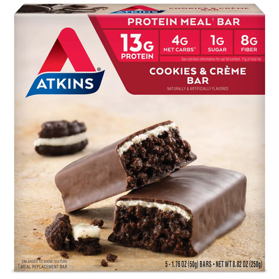 Atkins Nutrition Bars - Cookies & Cream (5ct)