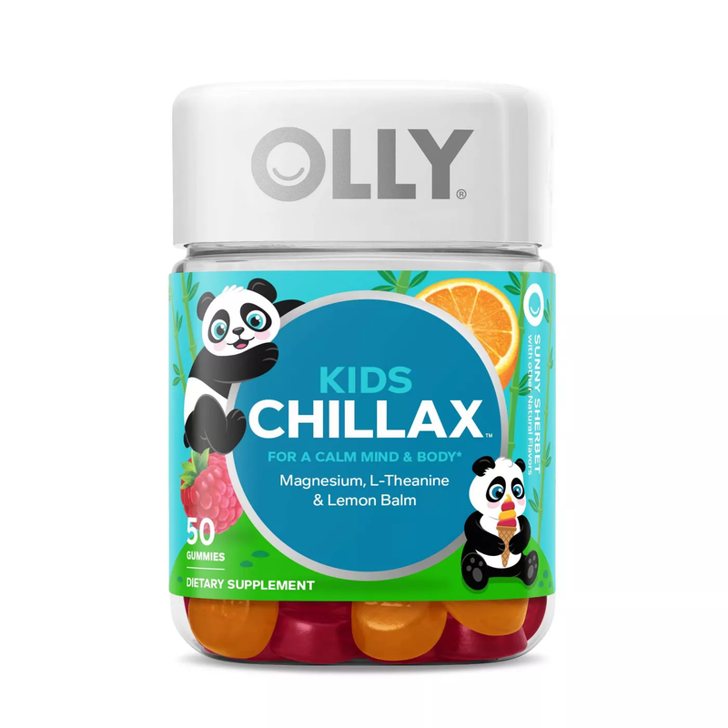Olly Kids Chillax Gummy Supplement - Sunny Sherbet  (50ct)