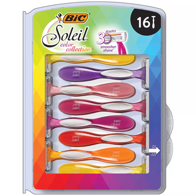 BIC Soleil Color Collection Razors (16 ct)