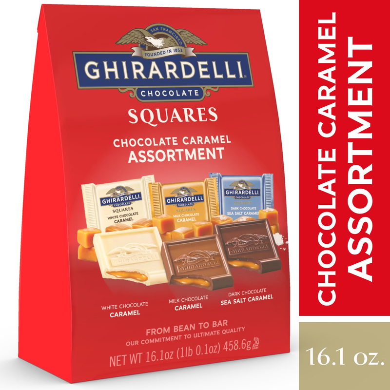 GHIRARDELLI Chocolate Caramel Squares Assortment  (16.1 Oz)