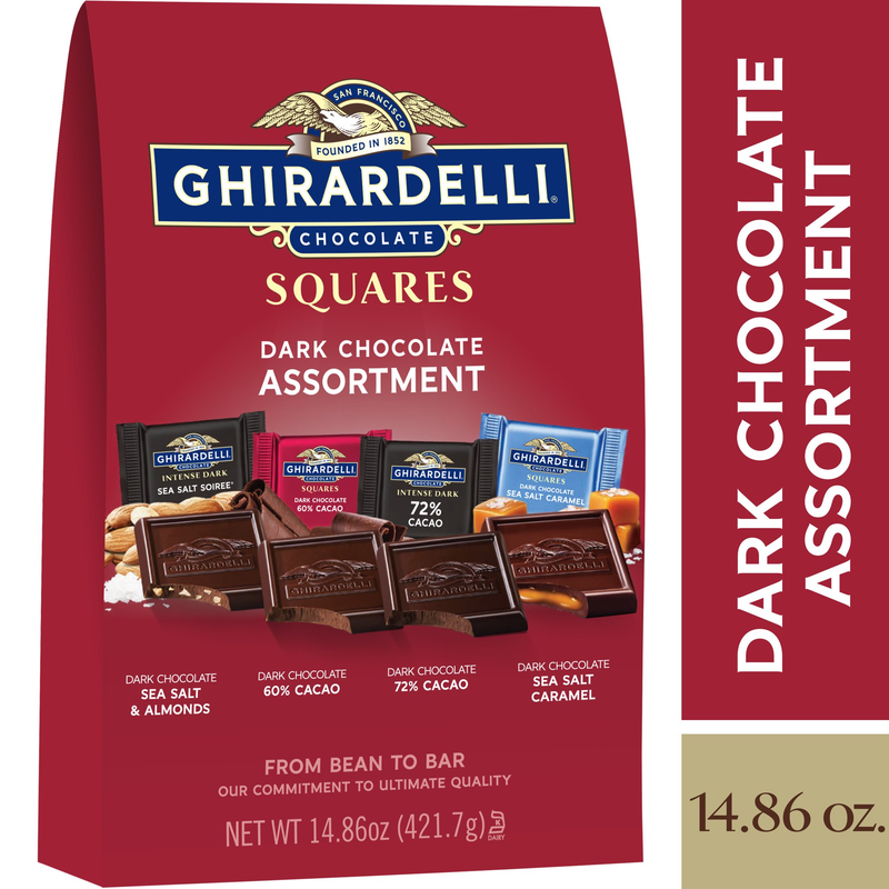 GHIRARDELLI Dark Chocolate Squares Assortment  (14.86 Oz)