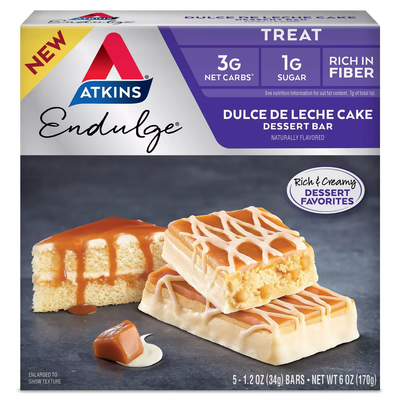 Atkins Endulge Dessert Bars - Dulce de Leche - (5ct)