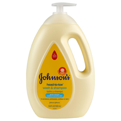 Johnson's Head-To-Toe Wash & Shampoo (33.8 fl oz)