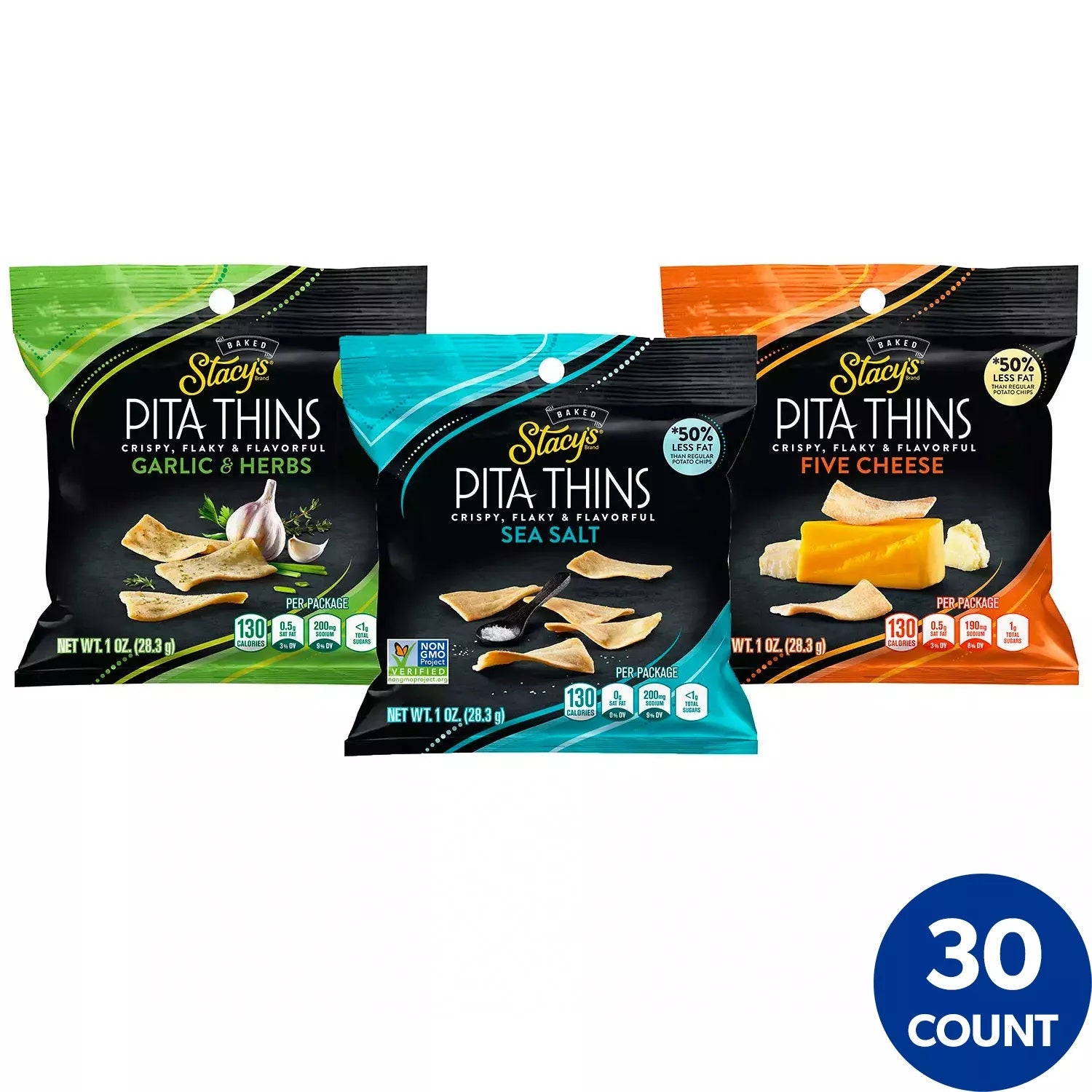 Stacy's Pita Thins Variety Pack (1 oz 30 ct) – Wow Padala