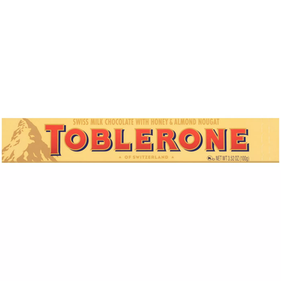 TOBLERONE Swiss Milk Chocolate Candy Bar - (3.52oz)