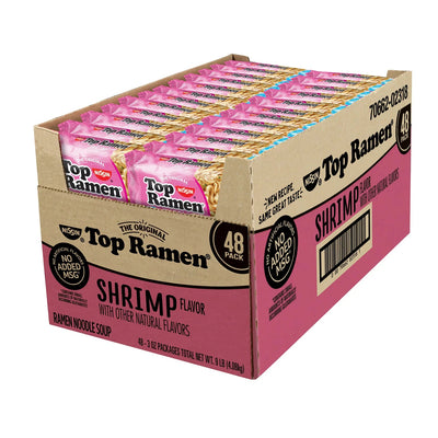 Nissin Top Ramen, Shrimp Flavor (3 oz 48 ct)