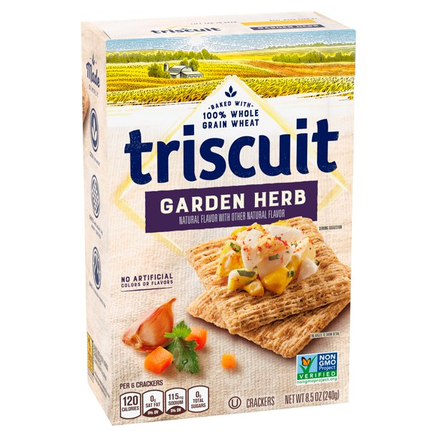 Triscuit Garden Herb Whole Grain Wheat Crackers (8.5 oz)