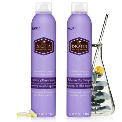 HASK Biotin Boost Thickening Dry Shampoo (6.5 oz, 2 pk)