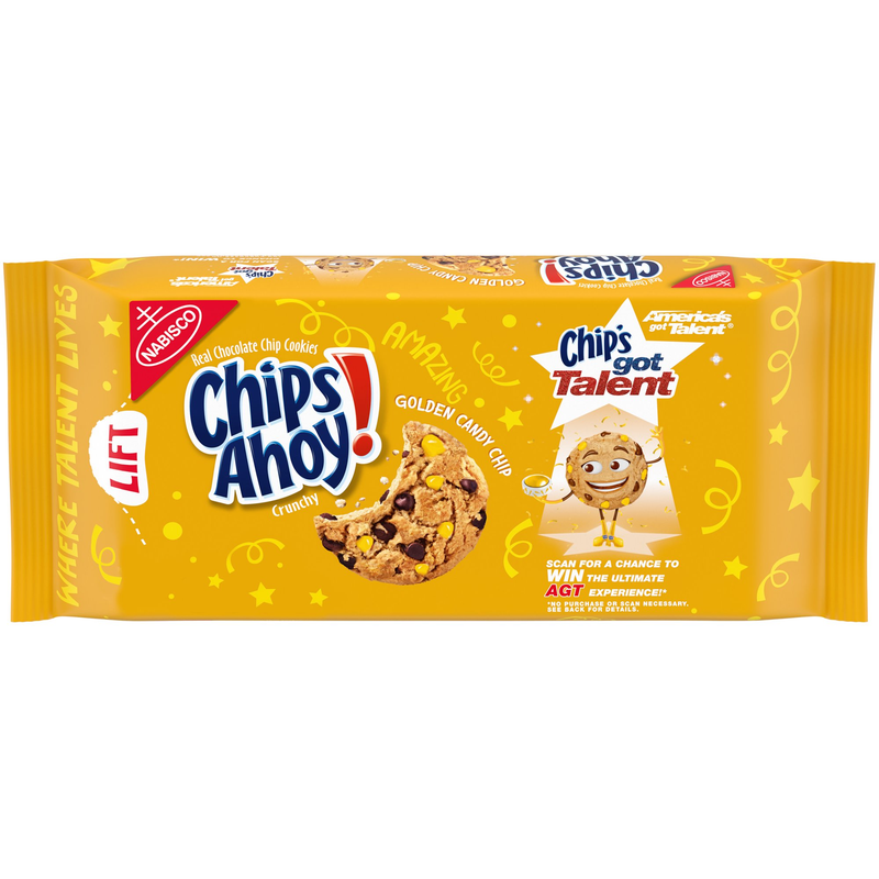 Chips Ahoy Golden Candy Chip Chocolate Chip Cookies, America’S Got Talent Edition, 12.4 Oz
