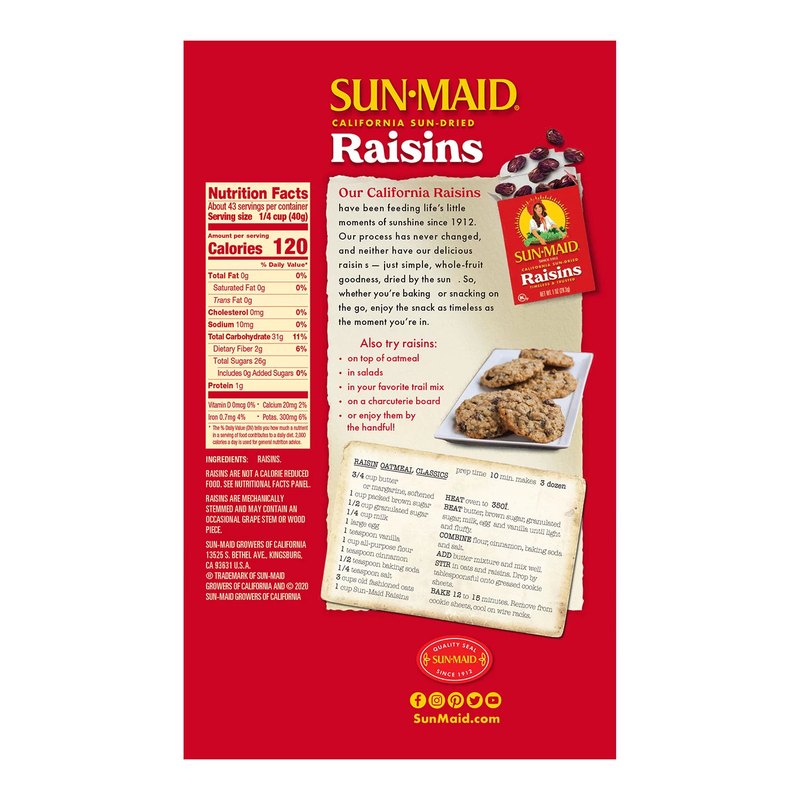 Sun-Maid Raisins (30oz. 2 ct)