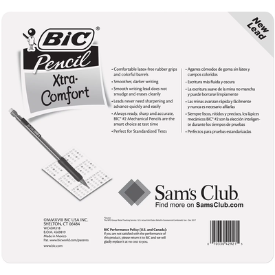 BIC Matic Grip Mechanical Pencil HB #2, 0.7mm (32 Pencils)