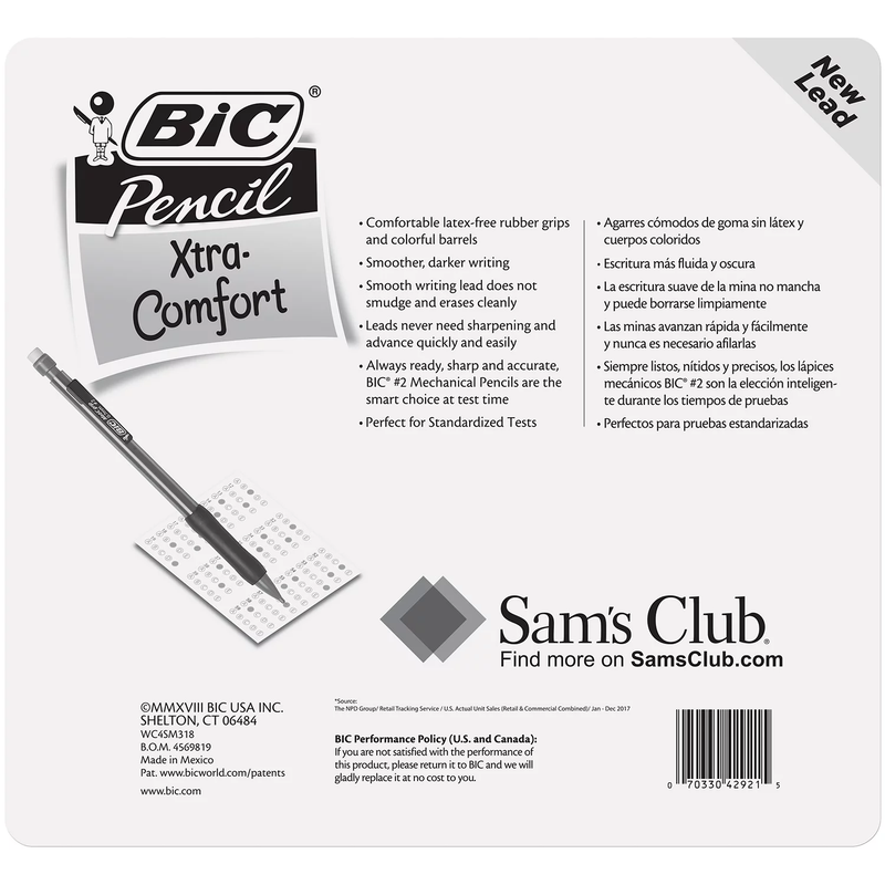 BIC Matic Grip Mechanical Pencil HB 