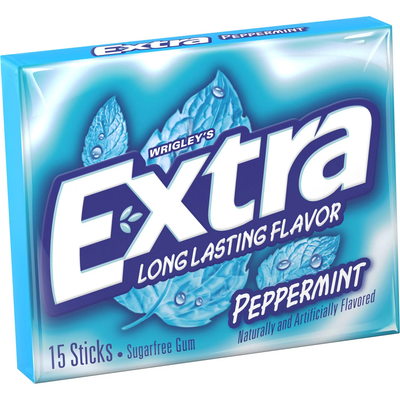 Extra Peppermint Sugar-Free Gum (15 ct 12 pks)