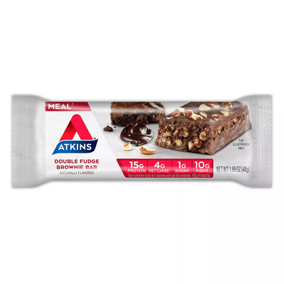Atkins Protein Bar Meal - Double Fudge Brownie - (5pk)