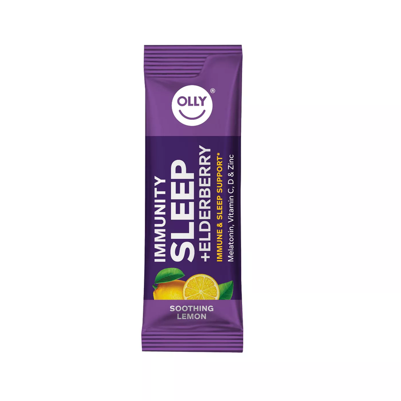 OLLY Immunity Sleep + Elderberry Dietary Supplement - Soothing Lemon  (10ct)