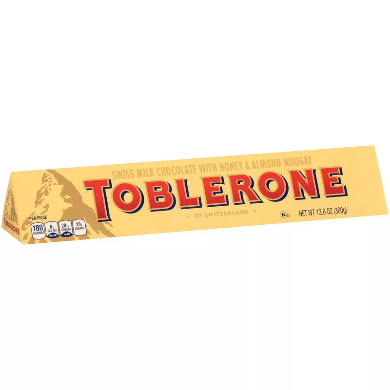 TOBLERONE Swiss Milk Chocolate Candy Bar - (10pcs 12.6oz)