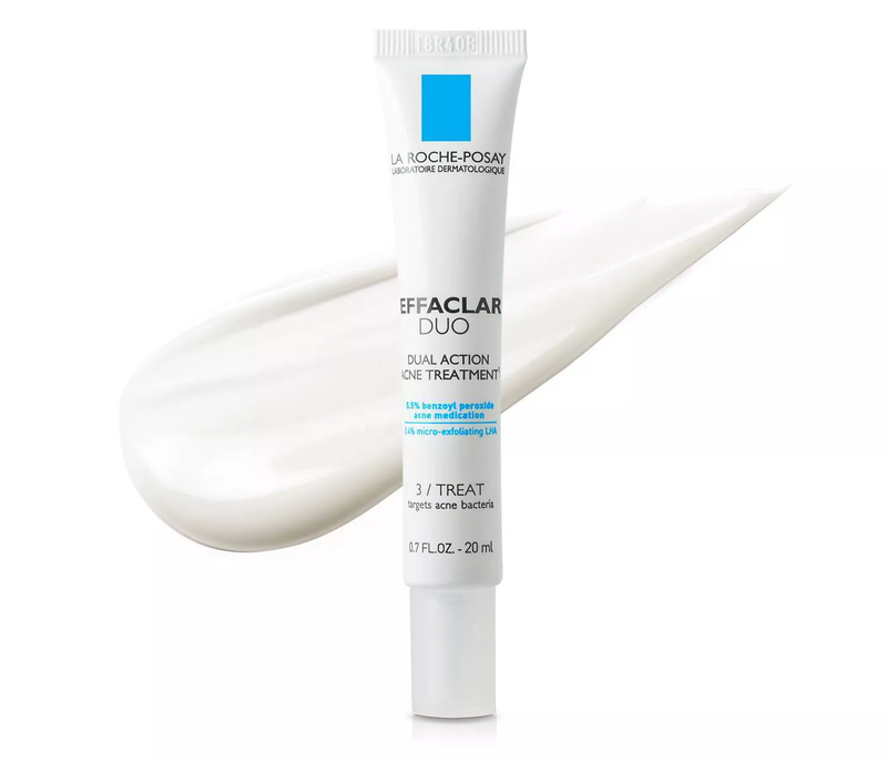 La Roche-Posay Effaclar Duo Dual Action Acne Treatment with Benzoyl Peroxide - 0.7 fl oz