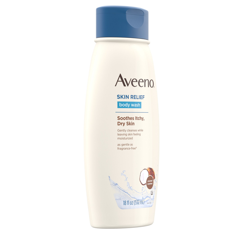 Aveeno Skin Relief Oat Body Wash with Coconut Scent (18 fl Oz)