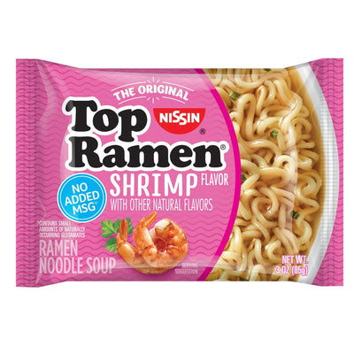 Nissin Top Ramen, Shrimp Flavor (3 oz 48 ct)