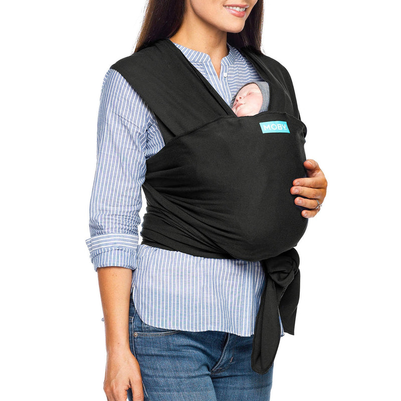 MOBY Wrap Baby Carrier, Evolution - Black