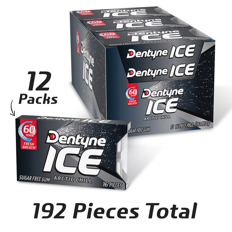 Dentyne Ice Arctic Chill Sugar Free Gum (12 pk)