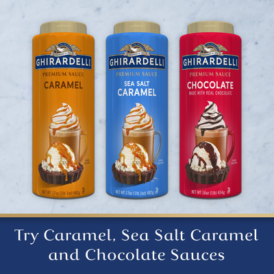 Ghirardelli Sea Salt Caramel Sauce Bottle (17 oz)