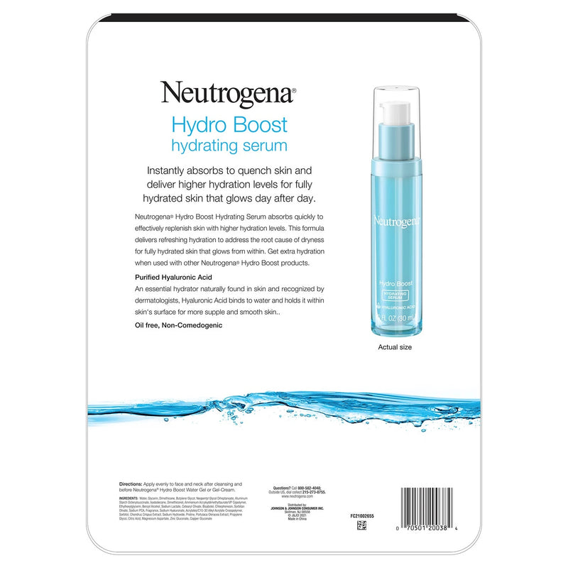 Neutrogena Hydro Boost Hydrating Serum (1 fl oz 2 pk)