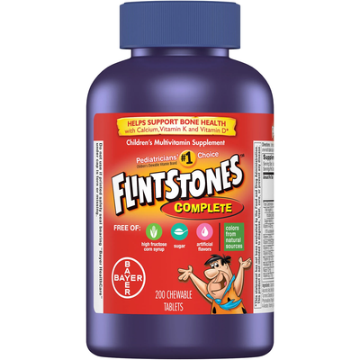 Flintstones Complete Children Chewable Multivitamin (200 ct)