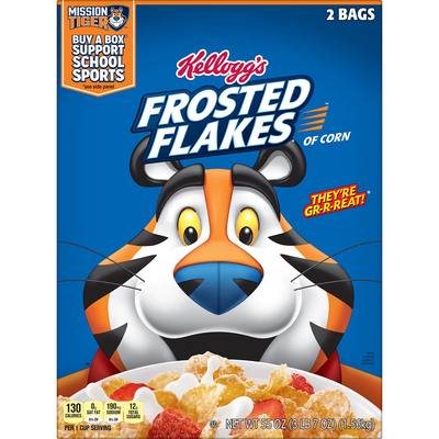 Kellogg's Frosted Flakes Cereal (55 oz 2 pk)