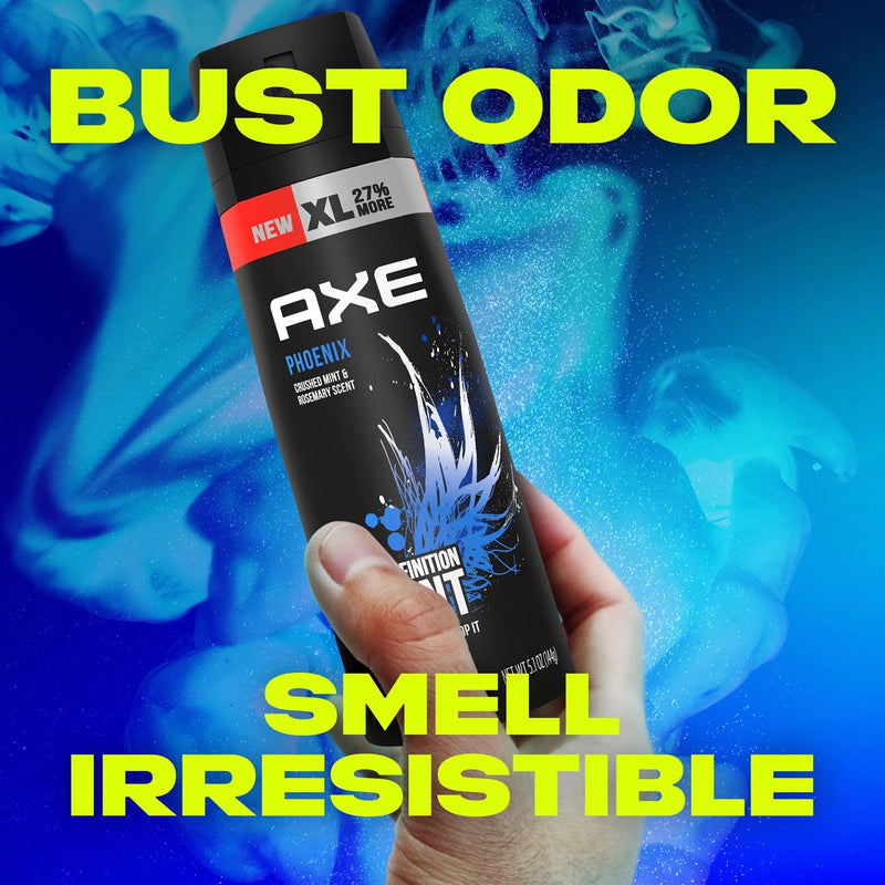 AXE Dual Action Body Spray Deodorant Phoenix (5.1 oz 3 pk)