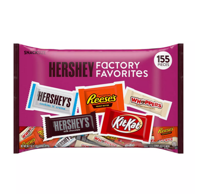 Hershey Factory Favorites Assortment Snack Size (68.7 oz 155 pieces)