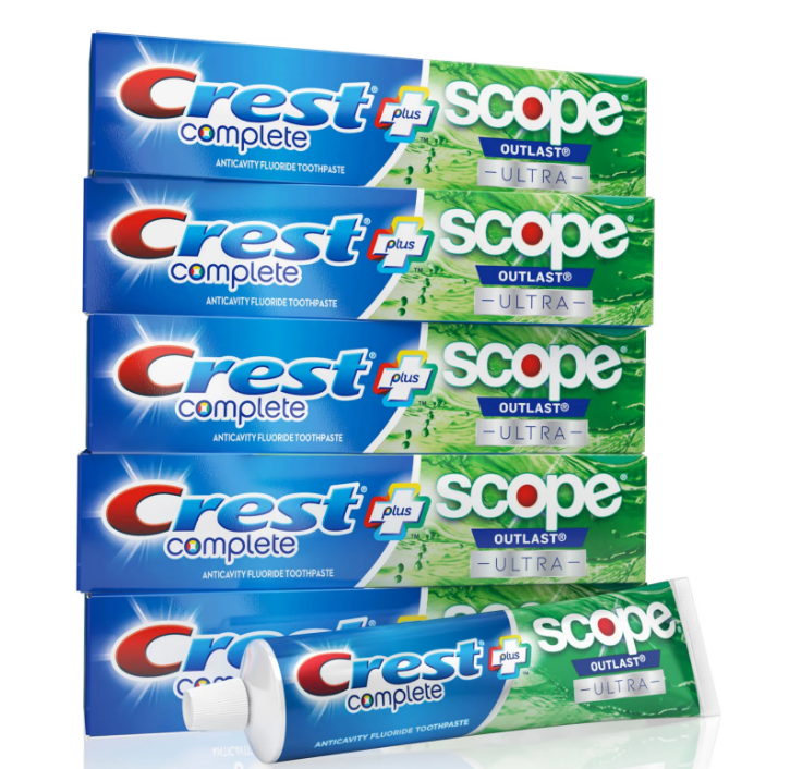Crest Complete Whitening + Scope Toothpaste (6.5 oz 5 pk)