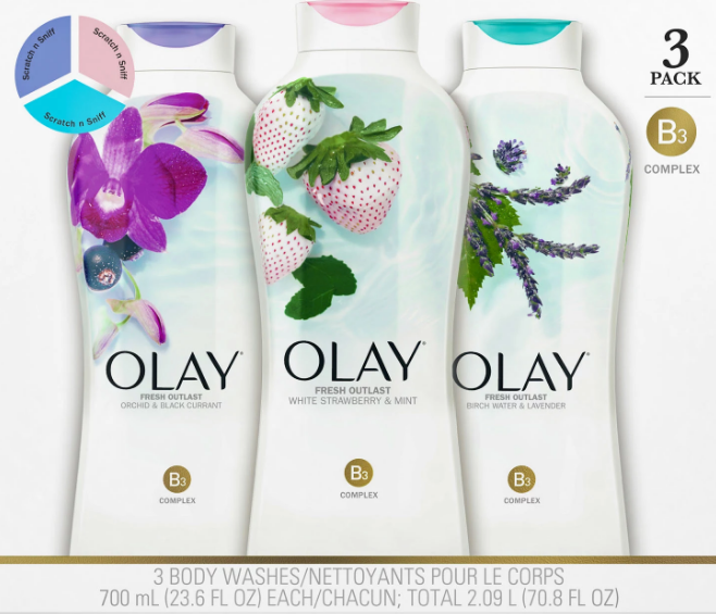 Olay Fresh Outlast Body Wash (23.6 fl oz 3 pk)