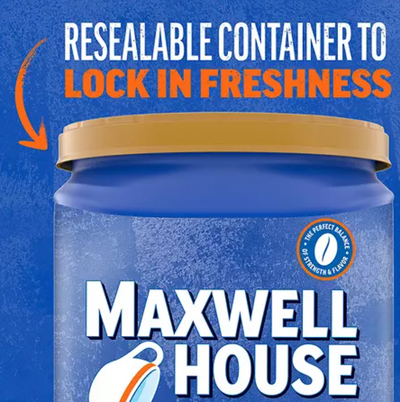 Maxwell House Original Roast Ground Coffee (48 oz)