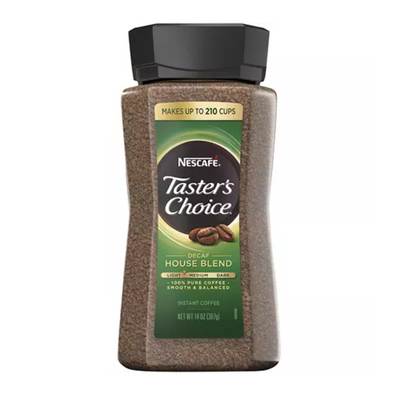 NESCAFE Taster's Choice Decaf House Blend Instant Coffee (14 oz)