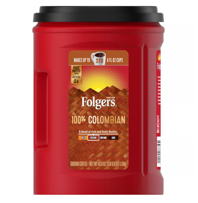 Folgers 100% Colombian Coffee (43.8 oz)