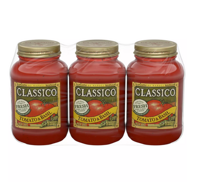 Classico Tomato and Basil Pasta Sauce (32 oz 3 pk)