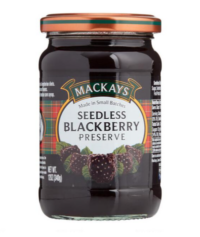 Mackays Seedless Blackberry Preserve 12 oz (1 Bottle)