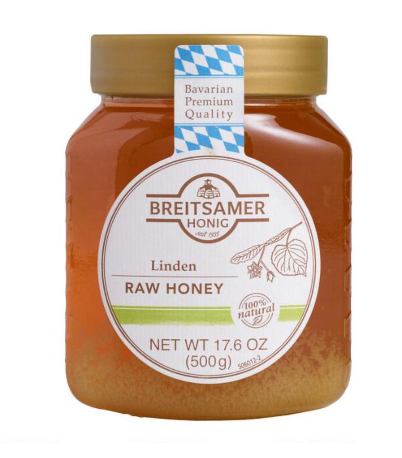 Breitsamer Linden Raw Honey 17.6 oz (1 Bottle)