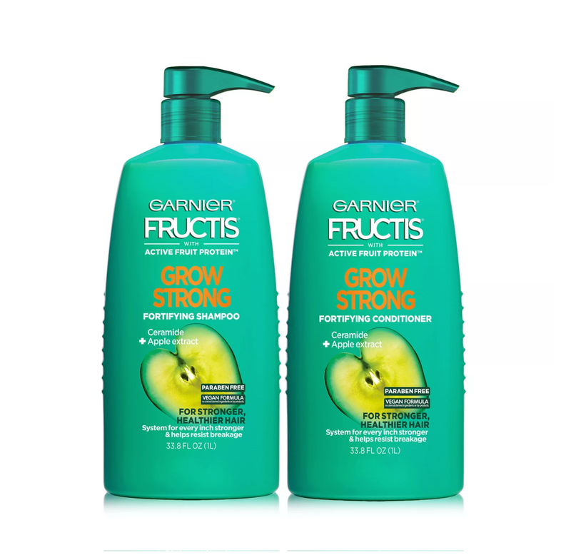 Garnier Fructis Grow Strong Shampoo and Conditioner (33.8 fl oz 2 pk)