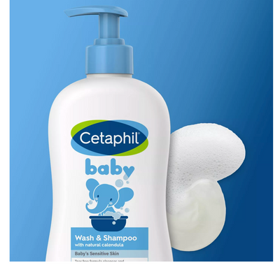 Cetaphil Baby 2-in-1 Hair Shampoo And Body Wash (13.5 fl oz)
